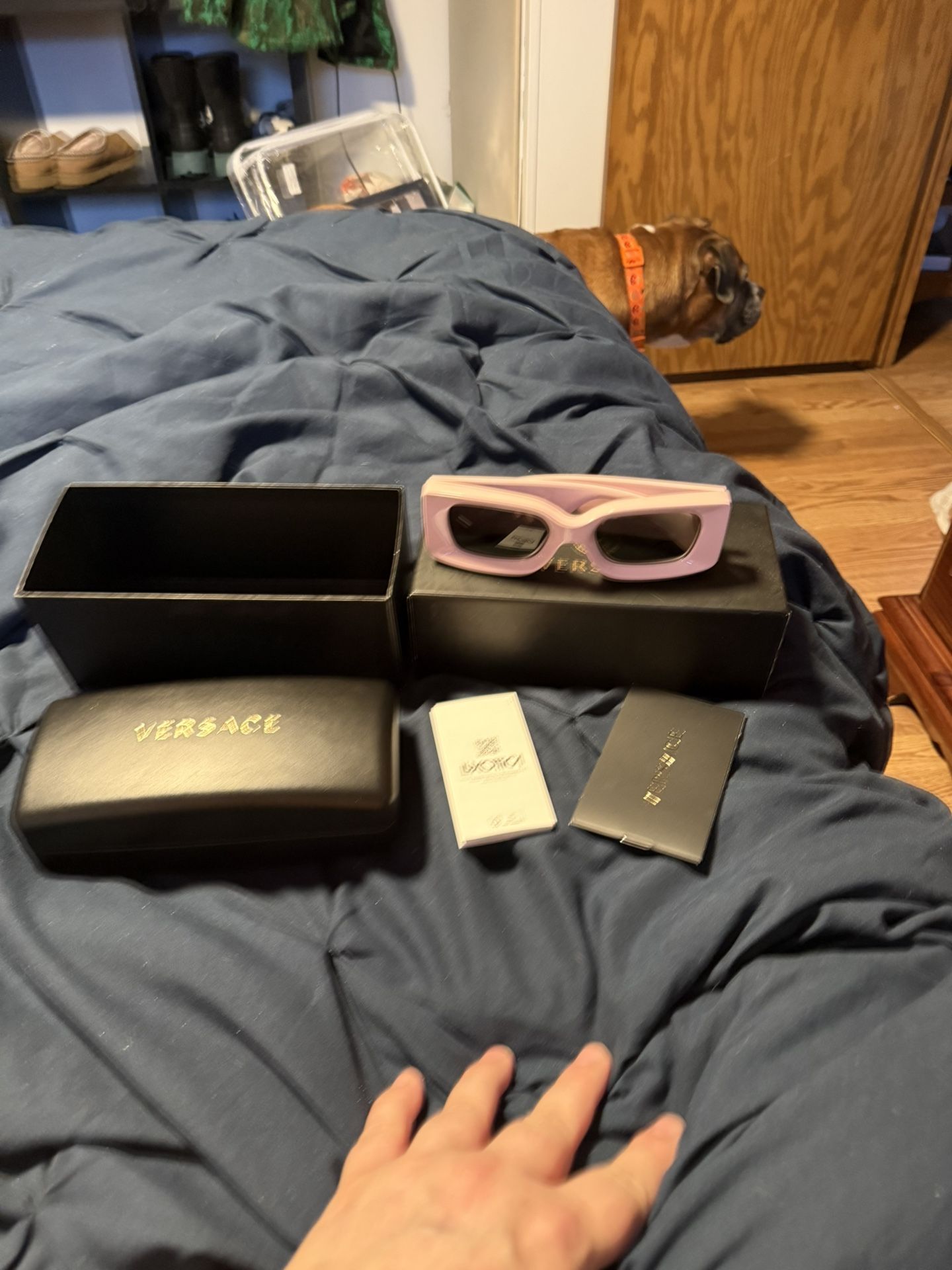 Baby Pink Versace Sunglasses 