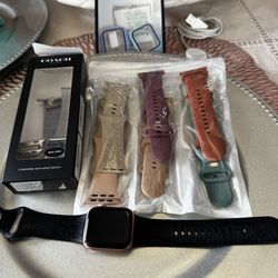 Apple watch series 6 40mm woman and 44mm men with chargers and accessories