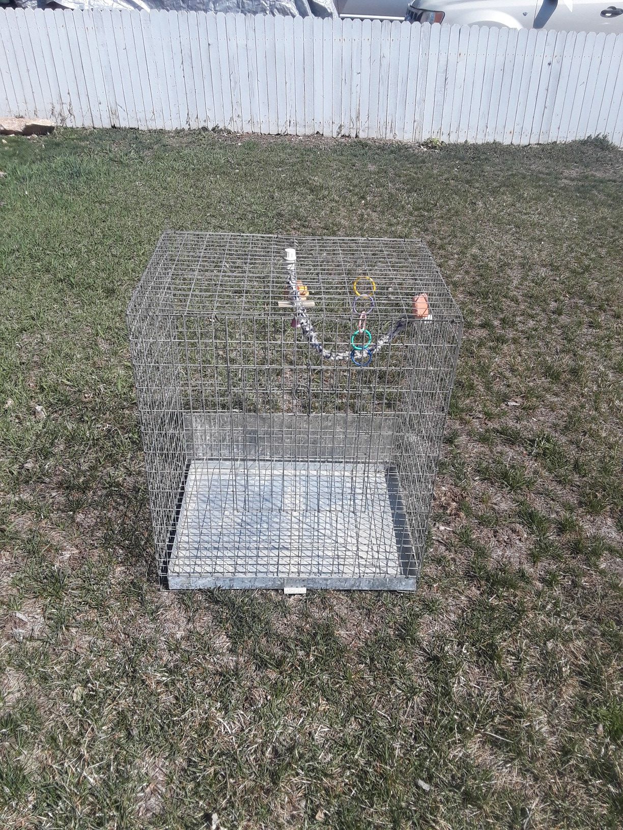 18 x 24 1/2 x 28 1/2 INCH BIRD CAGE