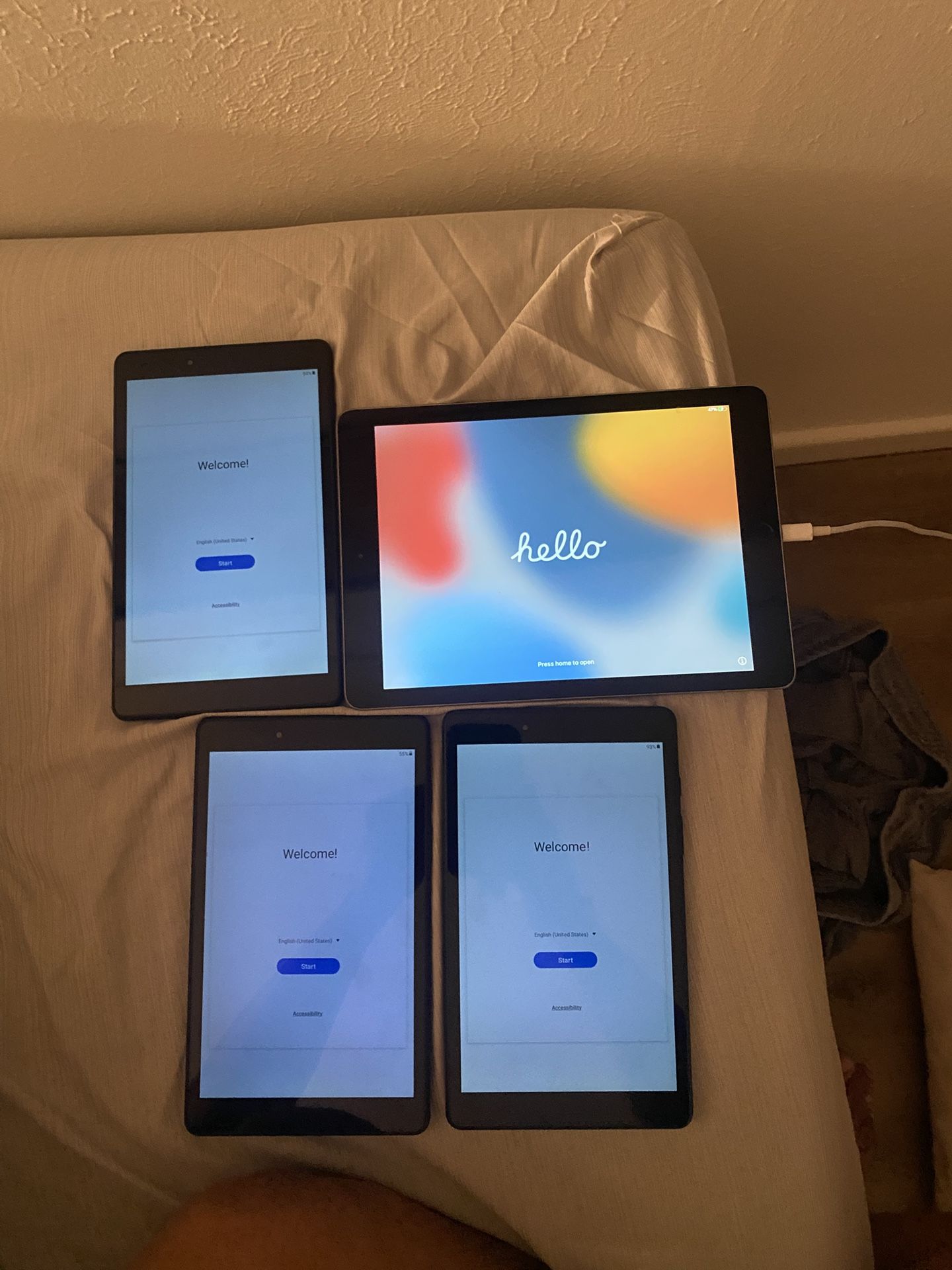 Apple Ipad And Samsung Galaxy Tab A