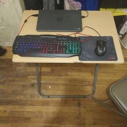 Chromebook With Keyboard And Mouse And Mousepad