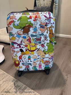 Nickelodeon 90s Cartoon Hard Shell Spinner Luggage