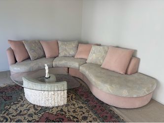 Modern Sectional Sofa with Ottoman