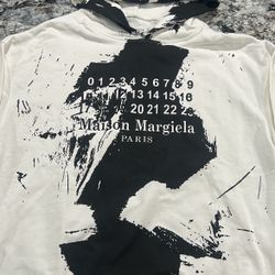 Maison Margiela Paint Splatter Hoodie Size Md 