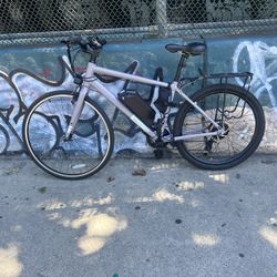 Electric bike with key and charger