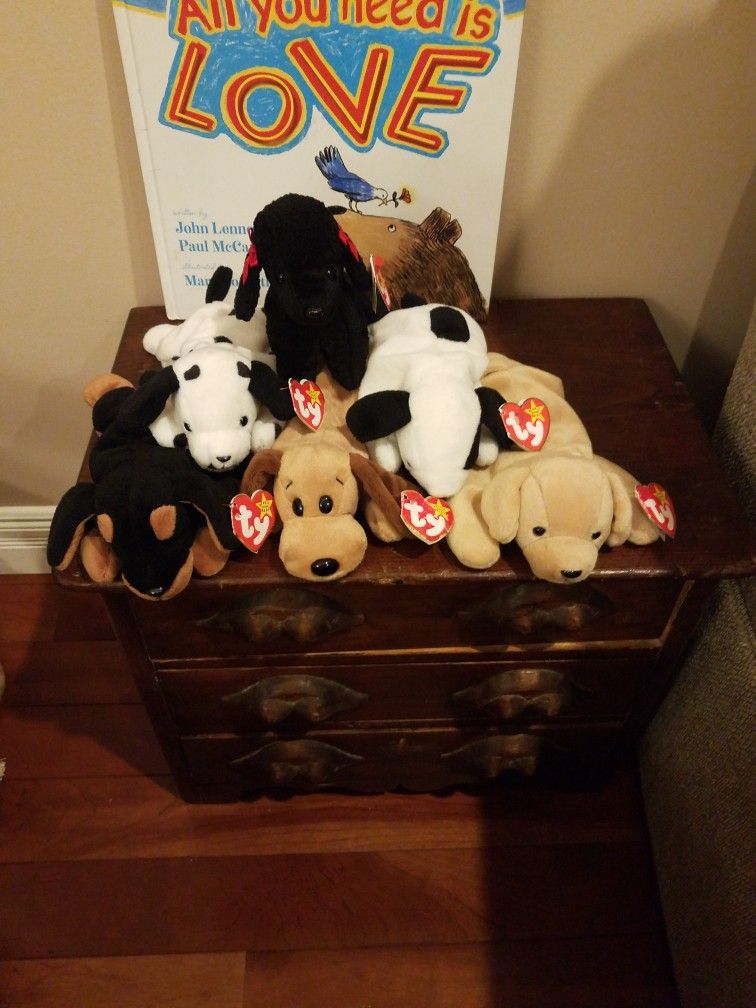 Beanie Original Baby COLLECTION All Dogs