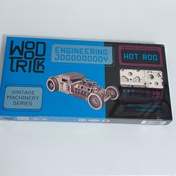 Wood Hot Rod Model Car Kit
