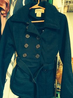 Navy blue winter jacket