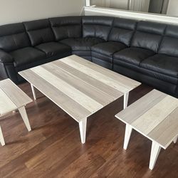 Handmade Coffee Table & Side Tables 