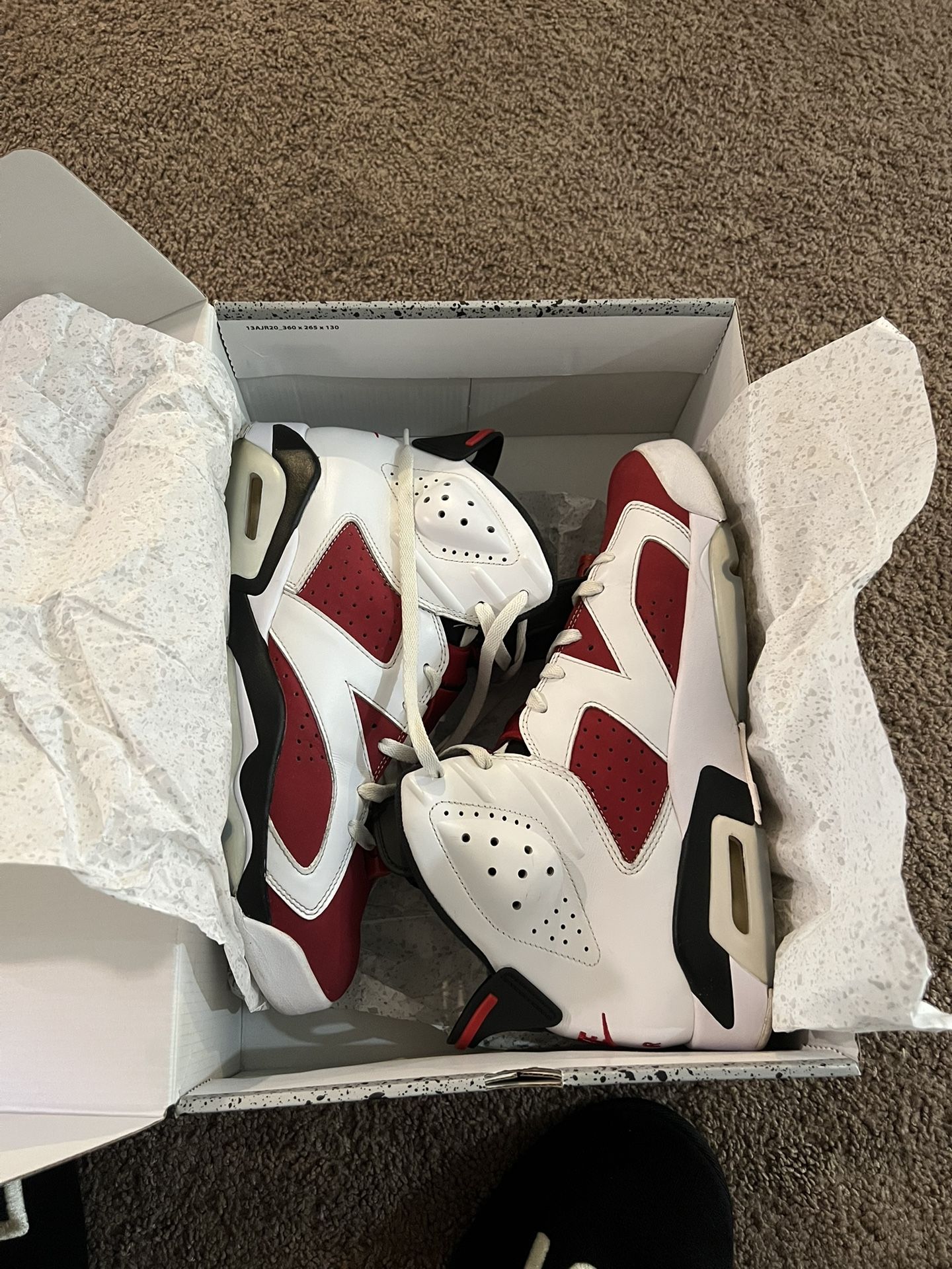 jordan 6 carmineÂ