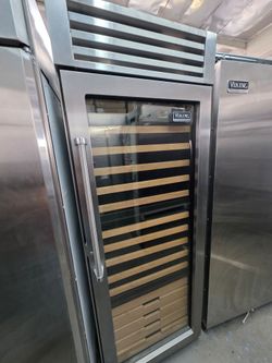30" VIKING WINE BEVERAGE COOLER STAINLESS STEEL