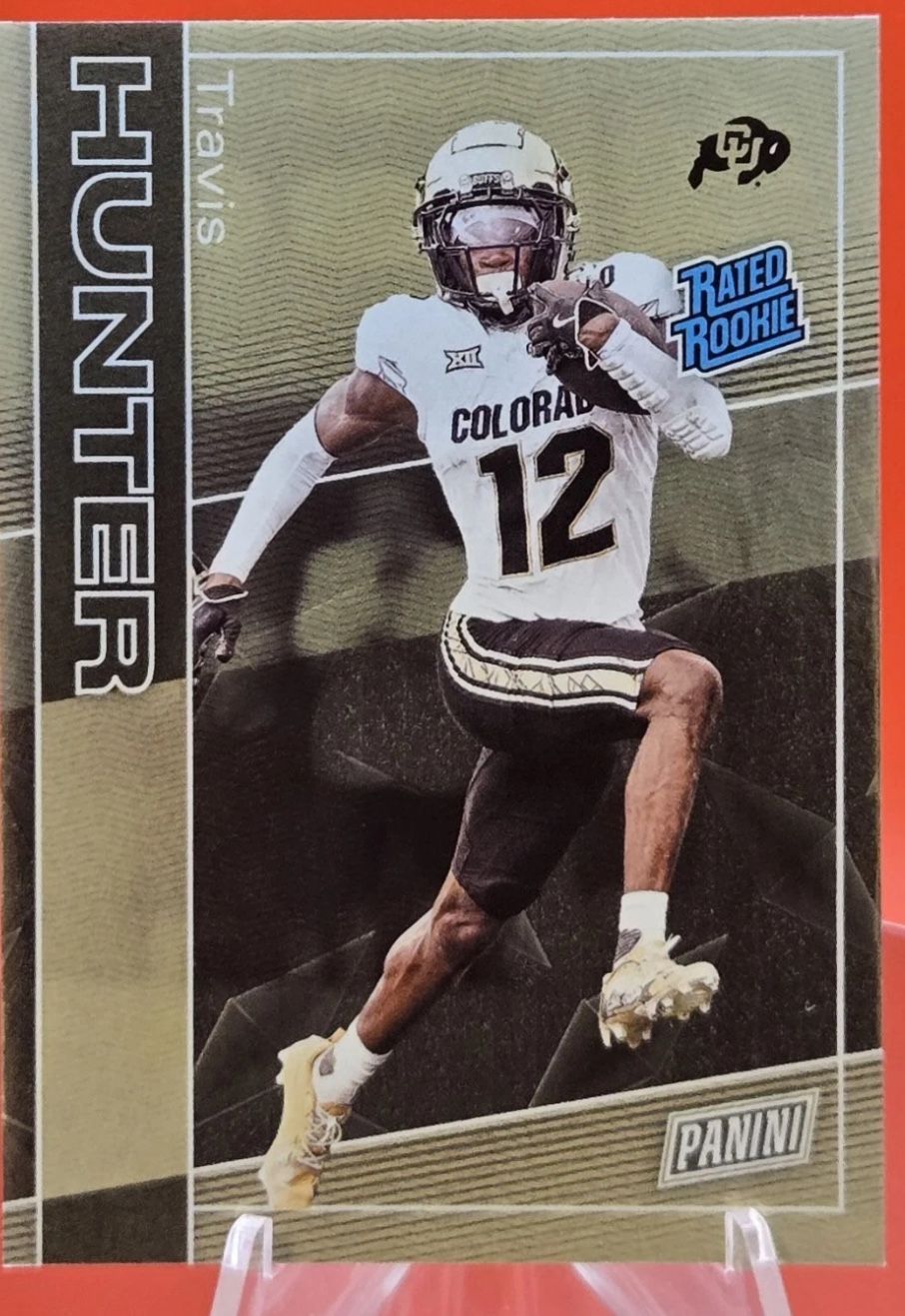 TRAVIS HUNTER Rated Rookie Silver 2025 Panini The National Promo Football #RR4
