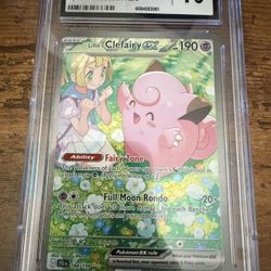 2025 POKEMON JOURNEY TOGETHER #184/159 LILLIE'S CLEFAIRY EX CGC 10 GEM MINT
