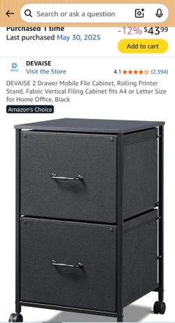 New 2 Drawer File Cabinet