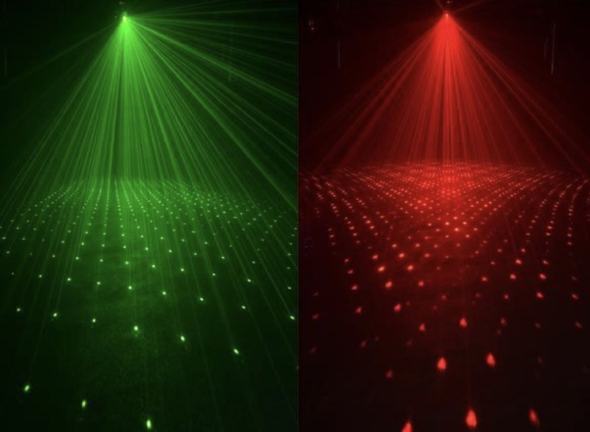 Stage Lights American DJ Galaxian 3D Red/Green Laser Effect Lights