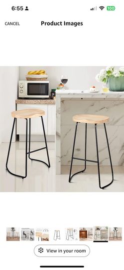 2 Bar Stools 60$ Both Obo