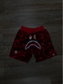 Red bape shorts