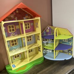 2 Pepa Pig Houses . No Toys Only The House