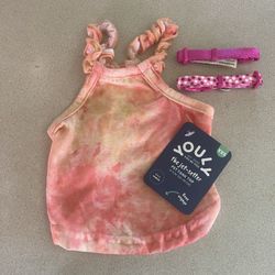 XS Female Puppy Bathing Suit And 2 Collars Brand New 