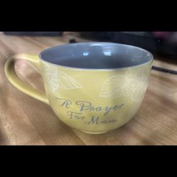 nice yellow coffee mug Saying A Prayer For Mom