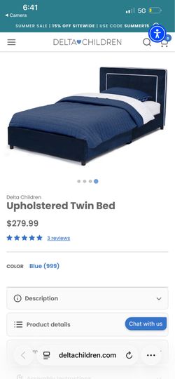 Twin bed new in the box