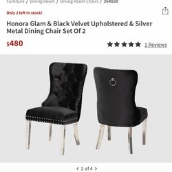 Rarely used chairs excellent condition