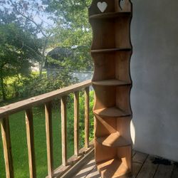 Solid Wood Corner Shelves 