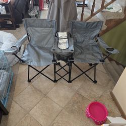 Double seater outdoor chair set