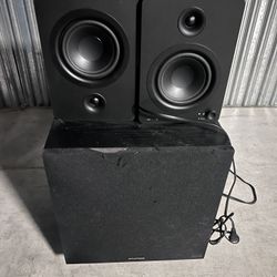 Monoprice Sub & Monitor Speakers