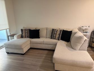 Cream Beige Sectional