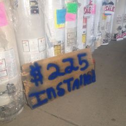 WATER HEATERS. WARRANTY AND INSTALLATION INCLUDED$225