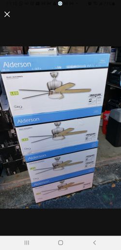 New ceiling fans 52" Remote Control Brush Nickel