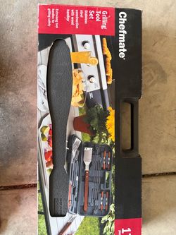 Chefmate Stainless Steel Grilling Tool Set
