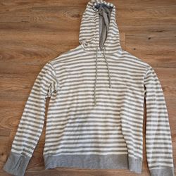 Stripped Open Backed Hoodie