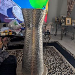 Gold Vase. 22 Inches