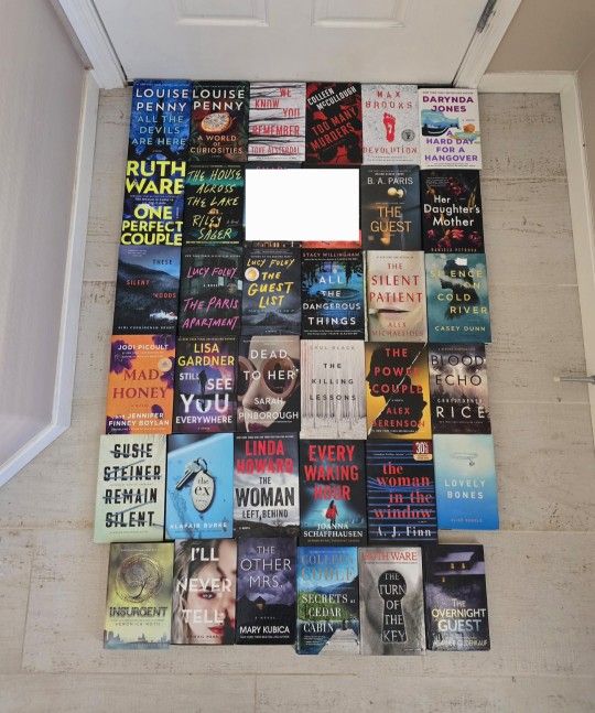 Thriller, Mystery, Fantasy & Romance Books — For Sale or Trade