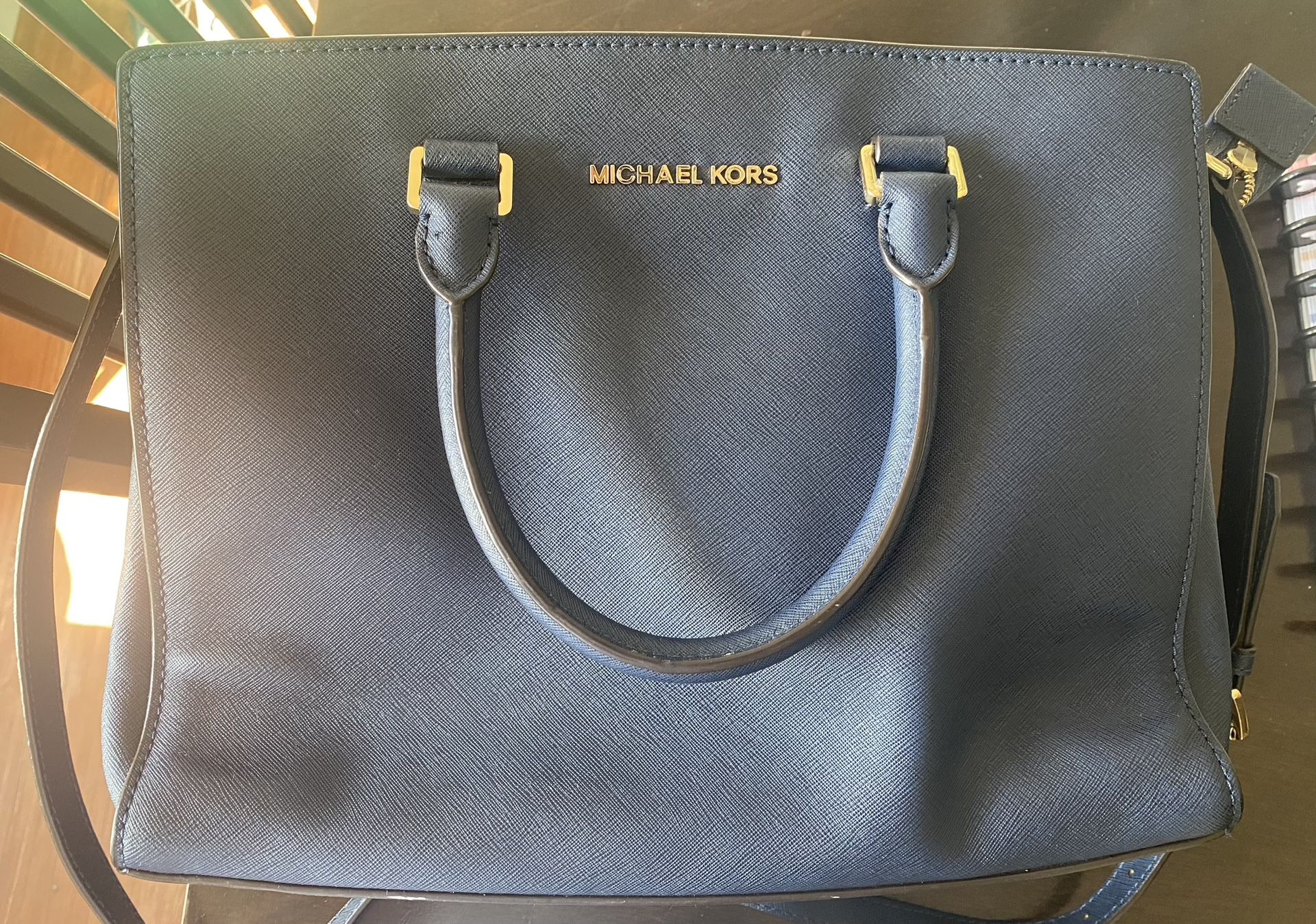 Michael Kors Dark Blue Handbag