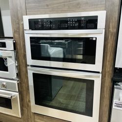 Samsung - 30 Microwave Combination Wall Oven with WiFi - Stainless steel Model:NQ70TDS QG