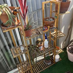 Plant Stand Bamboo 