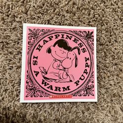 Snoopy peanuts book Happiness is a Warm Puppy