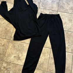 Women’s Meidum Black Set New 