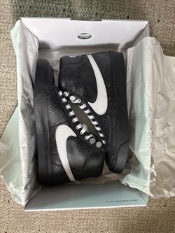 Black Snakeskin Nike Blazer Mid ‘77 Custom Black Snakeskin Leather Brand New w/ Box