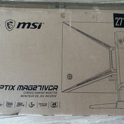 MSI Optix Mag271vcr Curved Monitor 