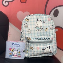 Pochacco Backpack & Wallet 