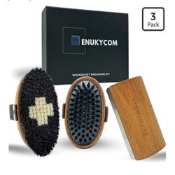 Wooden PET Grooming Kit