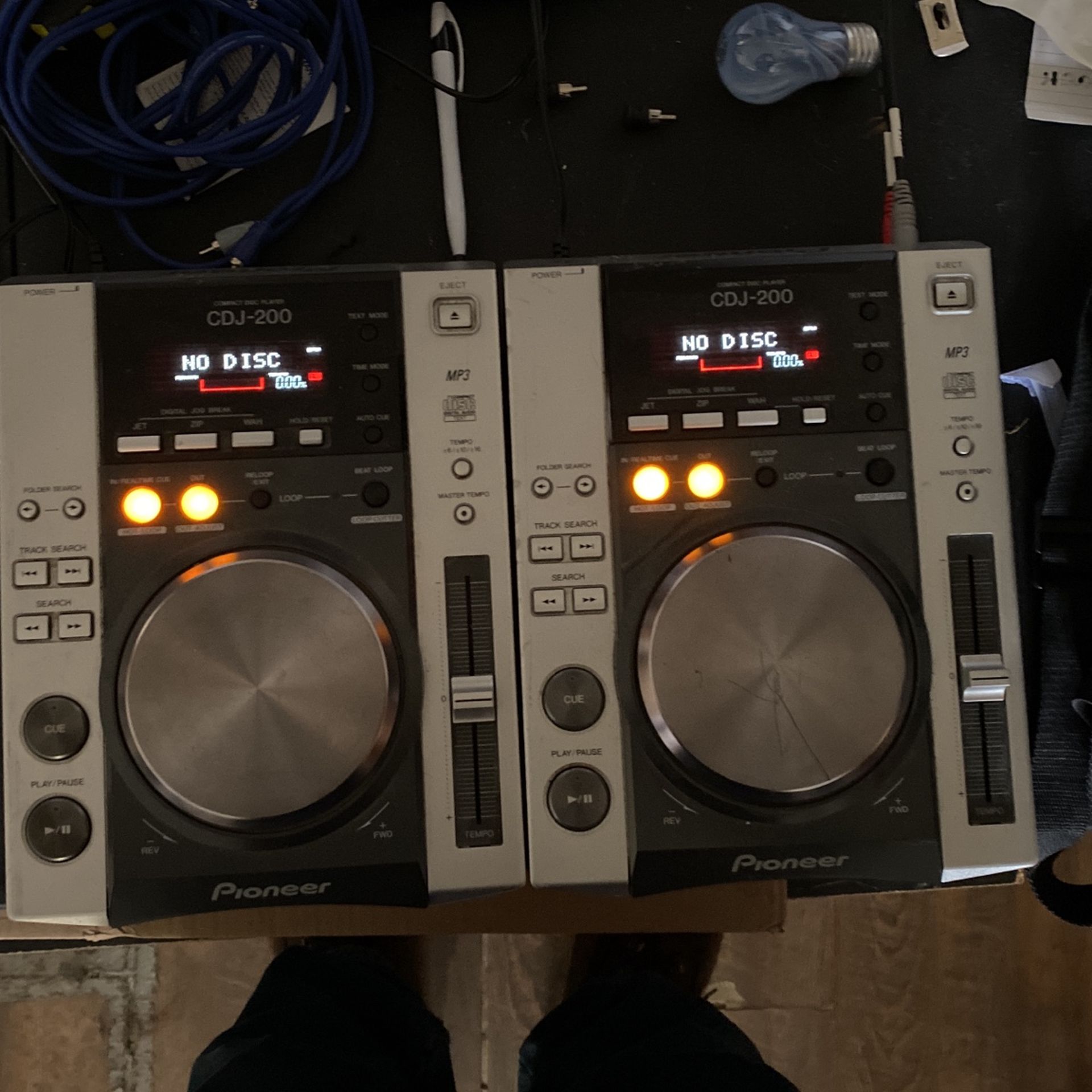 2 Cdj-200 Cd Pro Dj Equipment