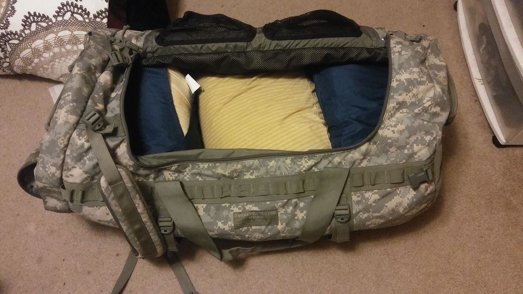 Force protector Gear deployment/combat bag