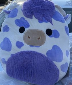 Squishmallows 16" Conway the Purple Spotted Highland Cow Plush Toy (Target Ex...