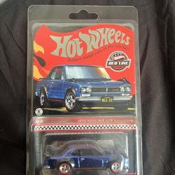Hot Wheels 2022 RLC Membership Exclusive 1972 Nissan Skyline H/T 2000 GT