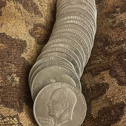Lot Of 20 Ike Dollar Coins 